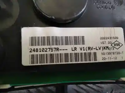 Peça sobressalente para automóvel em segunda mão quadrante por dacia sandero básico referências oem iam 248102757r