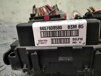 Second-hand car spare part fuse box unit for peugeot 307 break / sw (s1) 2.0 16v cat oem iam references 9657608580  10281759