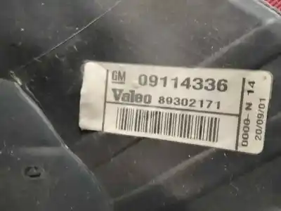 Автозапчасти б/у левый задний фонарь за opel corsa c furgoneta/hatchback (x01) 1.7 di 16v (f08, w5l) ссылки oem iam 09114336  89302171
