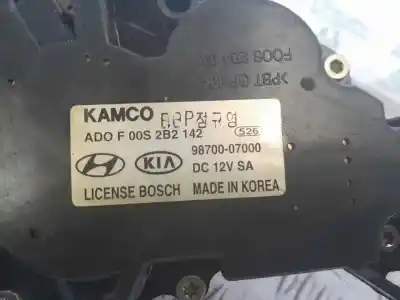 Second-hand car spare part rear windshield wiper motor for kia picanto 1.1 active oem iam references adof00s2b2142  