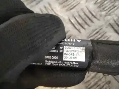 Peça sobressalente para automóvel em segunda mão chicote / encaixe cinto segurança dianteiro direito por opel corsa d 1.3 16v cdti referências oem iam 605277100c  