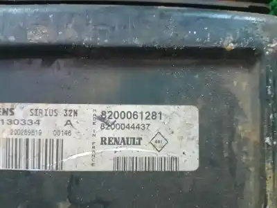 Second-hand car spare part ecu engine control for renault clio ii fase i (b/cbo) 1.4 alize 75 cv / 55 kw oem iam references 8200061281  