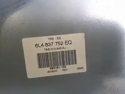Piesă de schimb auto la mâna a doua mecanism acționare geam fațã dreapta pentru seat ibiza (6l1) cool referințe oem iam 6l4837752eq  
