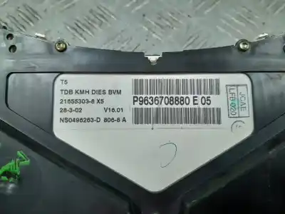 Peça sobressalente para automóvel em segunda mão quadrante por peugeot 307 break / sw (s1) 307 break / sw (s1) (2002 - 2005) referências oem iam p9636708880  21655303