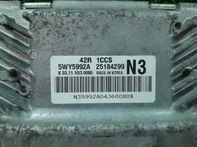 Peça sobressalente para automóvel em segunda mão centralina de motor uce por chevrolet aveo ls referências oem iam 25184299  