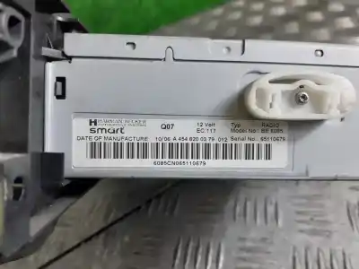 Автозапчасти б/у АУДИОСИСТЕМА / РАДИО CD за SMART FORFOUR (454)  ссылки OEM IAM A4548200379  