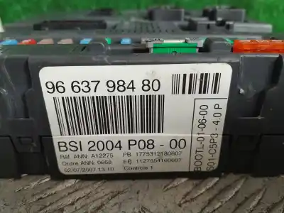 Second-hand car spare part fuse box unit for peugeot 207 premium oem iam references   