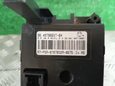 Peça sobressalente para automóvel em segunda mão comando de sofagem (chauffage / ar condicionado)  por peugeot 207 premium referências oem iam 96497866  