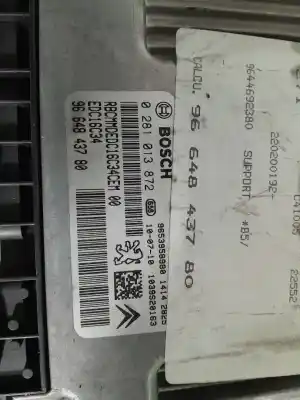 Second-hand car spare part  for CITROEN C4 BERLINA  OEM IAM references 0281013872  