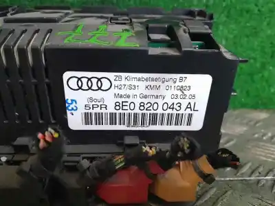 Peça sobressalente para automóvel em segunda mão comando de sofagem (chauffage / ar condicionado) por audi a4 berlina (8e) 2.0 tdi 16v (103kw) referências oem iam 8e0820043al  