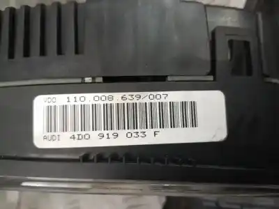 Автозапчастина б/у панель інструментів для audi a8 (d2) 4.2 quattro посилання на oem iam 4d0919033f  110008639007
