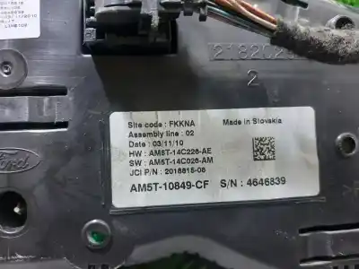 Second-hand car spare part Dashboard for FORD C-MAX Urban OEM IAM references AM5T10849CF  