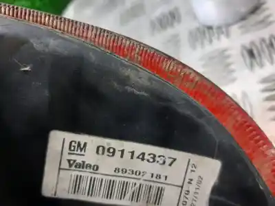 Pezzo di ricambio per auto di seconda mano luci posteriori destra per opel corsa c club riferimenti oem iam 09114337  89302181