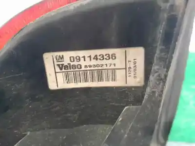 İkinci el araba yedek parçası sag kuyruk lambasi için opel corsa c furgoneta/hatchback (x01) 1.2 16v (f08, w5l) oem iam referansları 09114337   İkinci el araba yedek parçası sag kuyruk lambasi için opel corsa c furgoneta/hatchback (x01) 1.2 16v (f08, w5l) oem iam referansları 09114337