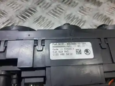 Peça sobressalente para automóvel em segunda mão comando de sofagem (chauffage / ar condicionado)  por skoda rapid active referências oem iam 5ja820045  