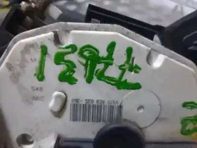 Peça sobressalente para automóvel em segunda mão fechadura da porta traseira esquerda por skoda rapid active referências oem iam 5e0839015a  