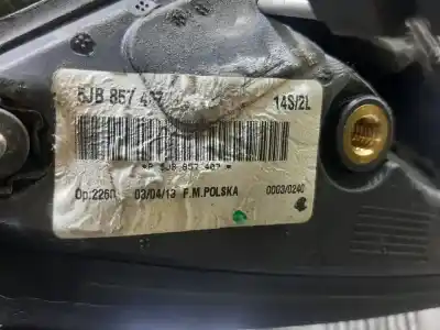 Second-hand car spare part  for SKODA RAPID  OEM IAM references 5JB857407  