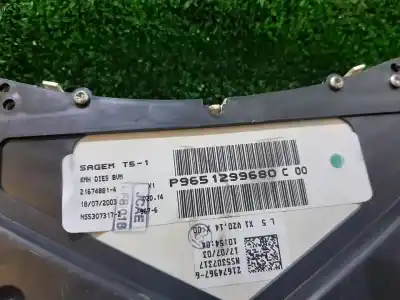 Автозапчастина б/у панель інструментів для peugeot 307 break / sw (s1) sw clim посилання на oem iam 9651299680   Автозапчастина б/у панель інструментів для peugeot 307 break / sw (s1) sw clim посилання на oem iam 9651299680