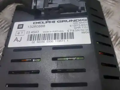 Pezzo di ricambio per auto di seconda mano display multifunzione per opel corsa d catch me riferimenti oem iam 13260888  