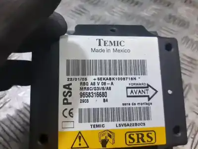 Автозапчастина б/у блок управління подушками безпеки для CITROEN C3 PLURIEL 1.4 Посилання на OEM IAM 9658316680  