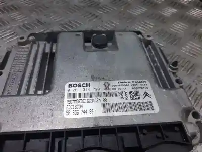 Second-hand car spare part Ecu Engine Control for CITROEN C4 PICASSO I MONOSPACE (UD_) 1.6 HDI OEM IAM references 9665674480  0281014729