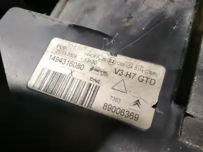 Pièce détachée automobile d'occasion FEU GAUCHE pour CITROEN C8  Références OEM IAM 89006369  