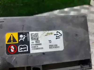 Peça sobressalente para automóvel em segunda mão centralina de airbag por opel corsa e 120 aniversario 90 cv / 66 kw referências oem iam 812586170  