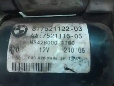 Peça sobressalente para automóvel em segunda mão motor de arranque por bmw x3 (e83) 2.5si referências oem iam 752112203  752111605