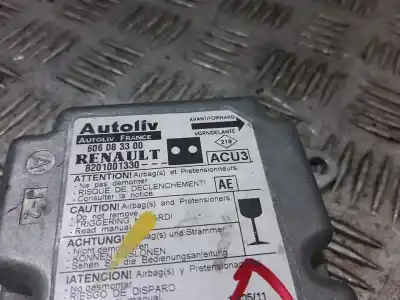 Автозапчасти б/у блок управления подушками безопасности за renault kangoo (f/kc0) authentique ссылки oem iam 8201001330  