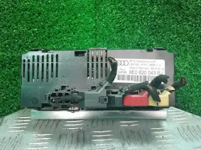 Peça sobressalente para automóvel em segunda mão comando de sofagem (chauffage / ar condicionado) por audi a4 b7 avant (8ed) 2.0 tdi 16v referências oem iam 8e0820043bj  