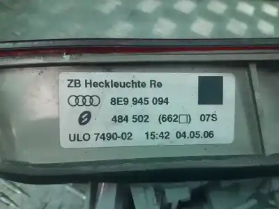 Second-hand car spare part interior rear right light for audi a4 b7 avant (8ed) 2.0 tdi 16v oem iam references 8e9945094  