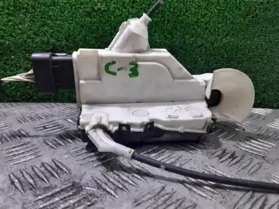 Second-hand car spare part left front door lock for citroen c3 collection oem iam references a04947  