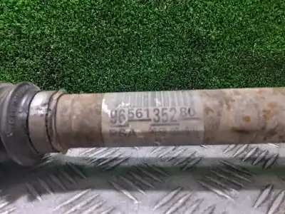 Peça sobressalente para automóvel em segunda mão transmissão dianteira esquerda por citroen c3 collection referências oem iam 9656135280  