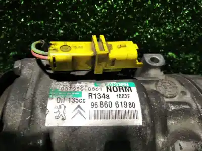 Peça sobressalente para automóvel em segunda mão Compressor De Ar Condicionado A/a A/c por CITROEN C8 2.0 HDi 135 FAP Millenium Referências OEM IAM 9686061980  