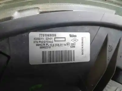 Автозапчастина б/у ліва фара для renault kangoo (f/kc0) authentique посилання на oem iam 89028548  