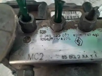 Second-hand car spare part abs for renault clio iii confort dynamique oem iam references 0265232077  