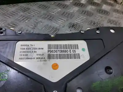 İkinci el araba yedek parçası enstrüman paneli için peugeot 307 break / sw (s1) sw clim oem iam referansları p9636708880  216553038