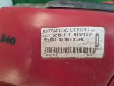 Автозапчастина б/у правий ліхтар для renault clio iii collection посилання на oem iam 26110202  