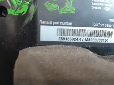 Second-hand car spare part gps navigation system for renault clio iii confort dynamique oem iam references 259155024  