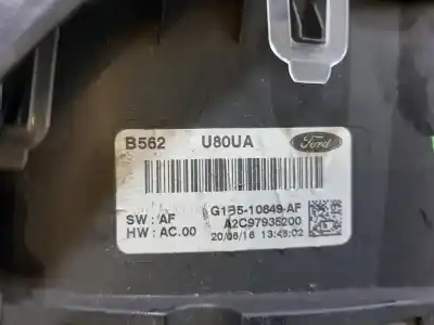 Pezzo di ricambio per auto di seconda mano pannello degli strumenti per ford ka+ essential riferimenti oem iam g1b510849af  a2c97935200