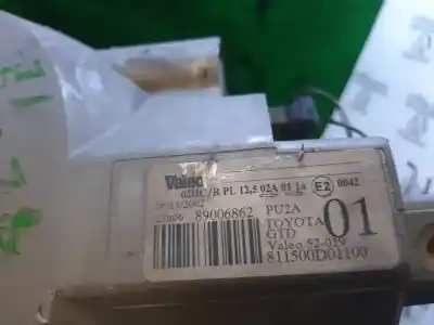 Second-hand car spare part left headlight for toyota yaris (ncp1/nlp1/scp1) 1.0 linea luna oem iam references 89006862  1 pata rota