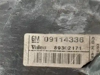 Автозапчастина б/у лівий ход ліхар для opel corsa c furgoneta/hatchback (x01) 1.7 di 16v (f08, w5l) посилання на oem iam 09114336  