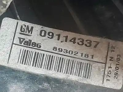 Second-hand car spare part right tailgate light for opel corsa c furgoneta/hatchback (x01) 1.7 di 16v (f08, w5l) oem iam references 09114337  