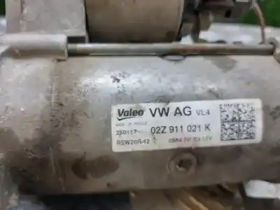 Peça sobressalente para automóvel em segunda mão motor de arranque por seat leon (5f1) reference referências oem iam 02z911021k  