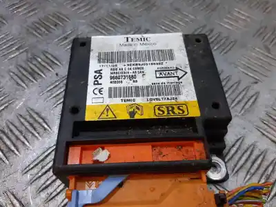 Автозапчастина б/у блок управління подушками безпеки для citroen c3 (f desde 11/2001) 1.1 8v посилання на oem iam 9660731680  