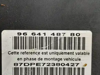 Pezzo di ricambio per auto di seconda mano  per CITROEN C4 PICASSO  Riferimenti OEM IAM 9664148780  