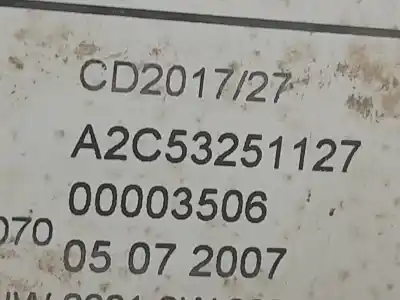 Pezzo di ricambio per auto di seconda mano impianto audio / radio cd per ssangyong actyon 200 xdi riferimenti oem iam a2c53251127  