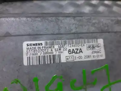 Second-hand car spare part ecu engine control for ford fiesta (cbk) ambiente oem iam references 4s6112a650ea  s118107012