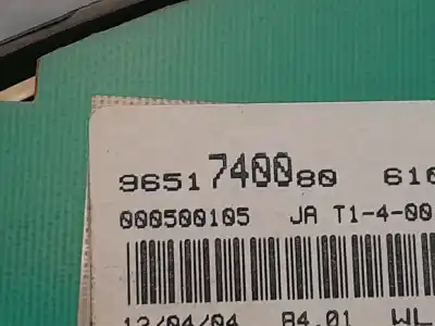 Peça sobressalente para automóvel em segunda mão  por CITROEN BERLINGO  Referências OEM IAM 9651740080  