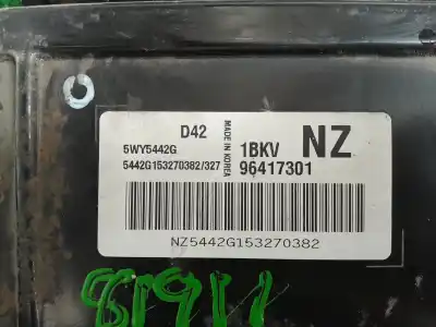 Second-hand car spare part ecu engine control for chevrolet matiz 1.0 s oem iam references 96417301  
